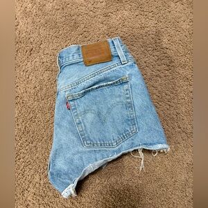 Levi's Light Blue Denim Shorts